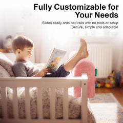 AEOCOO memory foam core provides cushioned protection on hospital and home rails