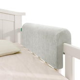 AEOCOO bed rail bumpers protector securely attached to a bed rail for safe edges