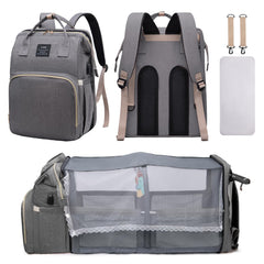 AFDLLDQM diaper bag backpack changing-station for on-the-go diaper changes