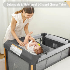 Afgbf waterproof changing table makes diaper changes easier.