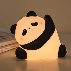 AGEK Panda Night Light front view shows compact bedside glow for kids.