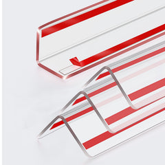 AGHITG acrylic corner guard on wall provides edge protection and easy cleaning.
