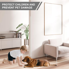 AGHITG wall corner protector with self-adhesive backing for quick, residue-free installation.