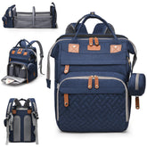 AHNTTGS changing-station diaper bag backpack provides easy on-the-go changes.