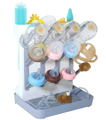 Ai.sbabamama bottle drying rack front view showing organized bottle storage and airflow