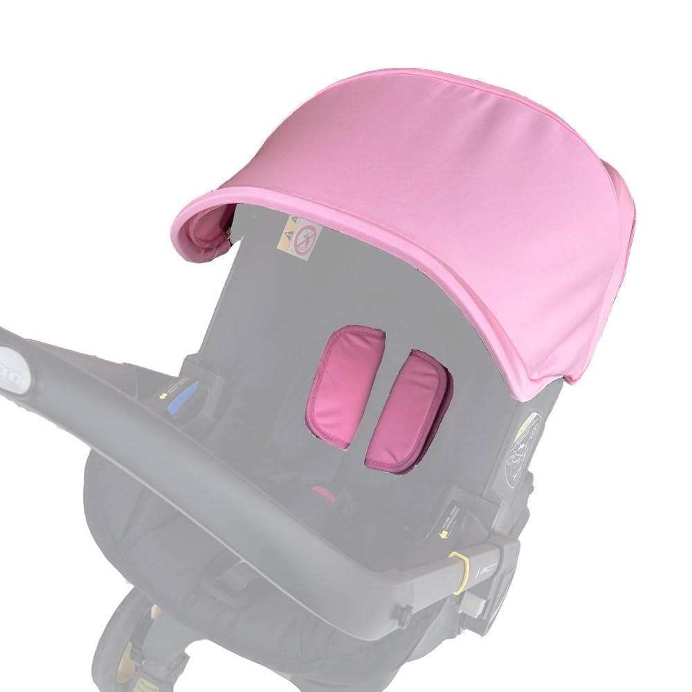 AICTIMO Doona sun shade canopy in light pink for sun protection