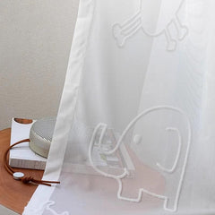 AiFMQQ light-filtering panel for kids' bedroom provides privacy while preserving brightness