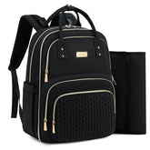 AIJIEKE Diaper Bag Backpack main compartment keeps baby and parent essentials organized.