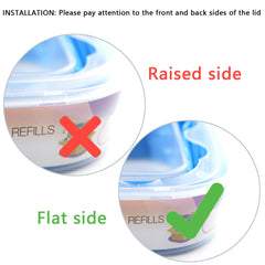 AIMIDODO durable refill bags resist tearing for reliable disposal.