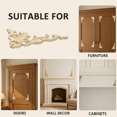 Aiminjey corner trim enhances doors or mirrors with refined details