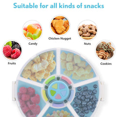 Aimsnk snack spinner is BPA and PVC free for safe, worry-free use.
