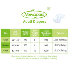 Aimxin Newclears Diapers with Side Leak Guards prevent leaks.
