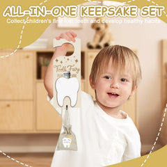 AINBIN star-shaped bottle preserves teeth as a cherished keepsake.