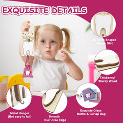 AINBIN star-shaped bottle keeps baby teeth as a cherished keepsake for growth milestones