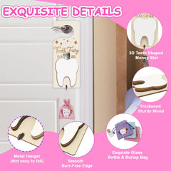 AINBIN pink tooth holder set shown as kid-friendly decor