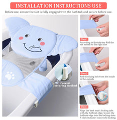 AIR&TREE Baby Bath Seat Net adjustable height feature enabling flexible positioning