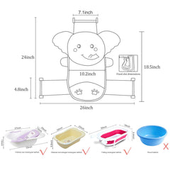 AIR&TREE Bath Seat Net triangle support providing stable baby spine support