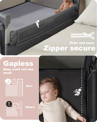 Breathable mesh AirClub bassinet keeps baby cool and secure.
