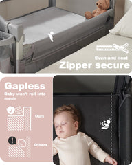 AirClub breathable mesh bassinet creates airy sleep environment