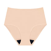 AIRCUTE Absorbent Underwear beige, front view, discreet daily protection.