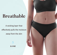AIRCUTE bamboo rayon fabric closeup highlights soft, breathable feel and moisture wicking.