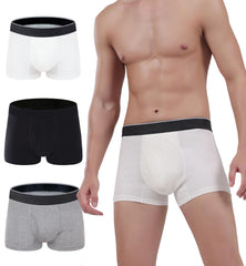 AIRCUTE leak-proof underwear with fly-front opening for discreet protection.
