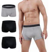 AIRCUTE men brief front view showing discreet protection for light leakage during daily wear