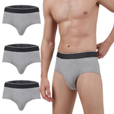 AIRCUTE men's incontinence underwear flatlay showing full protection for daily wear.