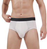 AIRCUTE men's underwear flat lay showing full protection against bladder leaks.