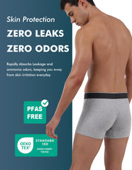 AIRCUTE underwear showcasing fast absorbent technology for dry comfort throughout the day