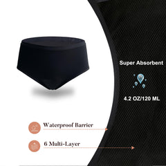 AIRCUTE mid-rise cotton fabric briefs offering breathable comfort and reliable protection