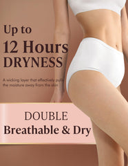 AIRCUTE underwear with odor-control layer for long-lasting freshness.