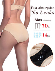 AIRCUTE beige back-view underwear showing comfortable, secure fit for everyday use