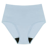 AIRCUTE baby blue washable underwear, front view for daily comfortable protection.
