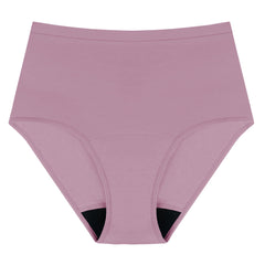 AIRCUTE lilac front view of washable underwear showing discreet fit and protection