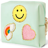 airogym Preppy Patch period bag with waterproof PU leather for everyday protection.