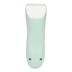 Airshi Baby Hair Clipper ceramic blade close-up highlighting safe, smooth cutting.