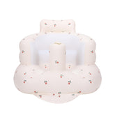 AirSwim inflatable baby chair back view showing supportive curve for learning to sit