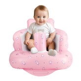 AirSwim inflatable baby chair with soft backrest supports learning to sit
