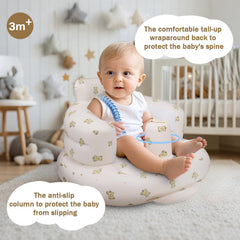 AirSwim BPA-free PVC chair offers non-toxic comfort during play and feeding