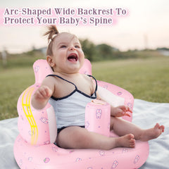 AirSwim chair shows safety features and BPA-free materials