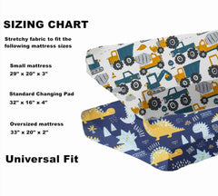 Aisawate 2-pack changing pad covers for quick daily swaps and nursery styling.