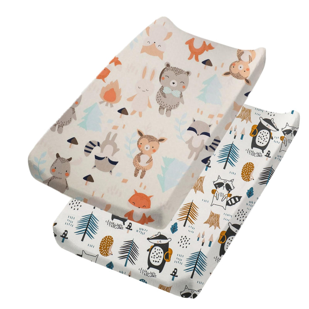 Aisawate changing pad cover on table, soft jersey knit for baby comfort