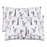 Aisawate kid toddler pillowcase 2-pack front view highlights soft organic cotton