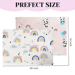 Aisawate pink bear pillowcase with playful pattern for kids
