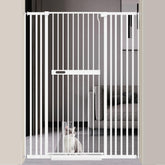 AiWMGL 71-inch extra tall cat gate blocking doorway for high jumps