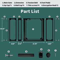 AiWMGL Acrylic panel provides clear visibility for supervising kids.