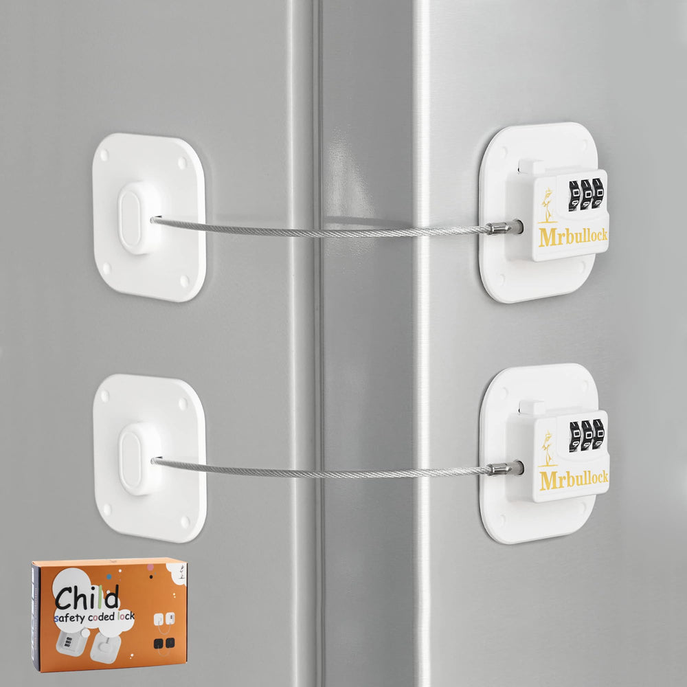 AIXIAOYA fridge lock showing keyless design for easy access and child safety