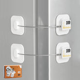 AIXIAOYA fridge lock showing keyless design for easy access and child safety