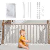 Aixingyun child safety net for stairs offers a secure barrier with clear visibility for safer stair access.